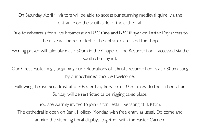 Ripon Cathedral Choir Practice